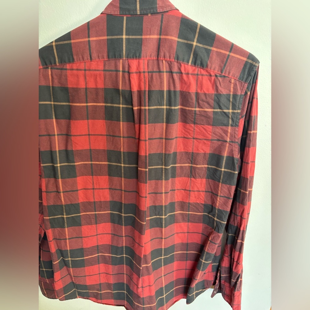 J. Crew Men's Button-Downs - Red Plaid, Light Blue, Blue-Green Stripe - Picture 8 of 11